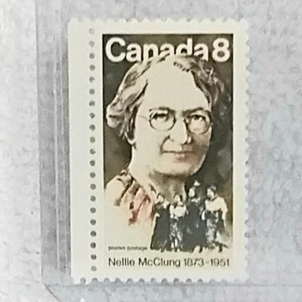 Uncirculated Canadian 1973 Nellie McClung 1873-1951 Stamp Canada 8!!